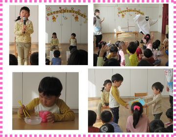 10月お誕生日会 写真collage