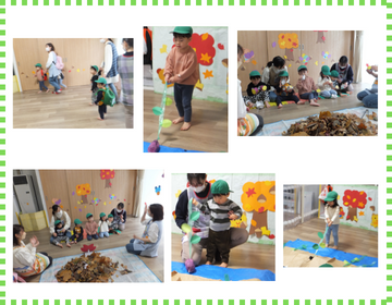 中央 芋ほり遠足ごっこ写真collage