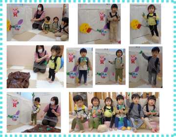 円山 芋ほり遠足ごっこ collage