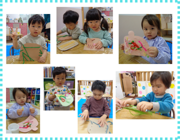 円山 冬の製作 collage