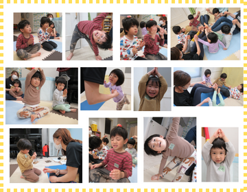 本園 キッズヨガ collage